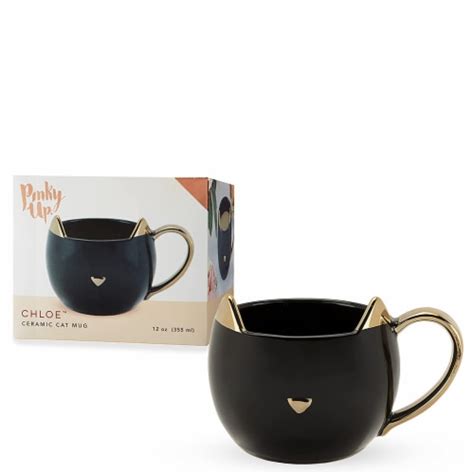 Chloe Black Cat Mug 